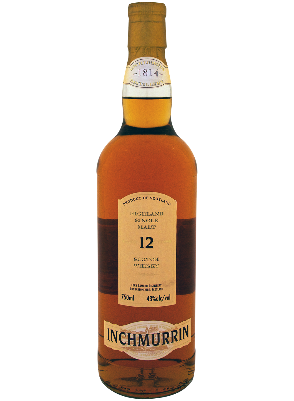 Inchmurrin 12 Year Old Single Malt Scotch Whisky
