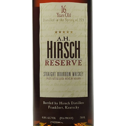 A.H. Hirsch 1974 Reserve 16 Year Old Straight Bourbon Whiskey Option 2