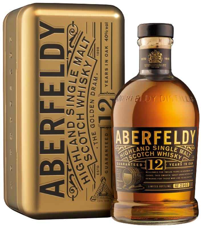 Aberfeldy 12 Year Old Gold Bar Gift Pack