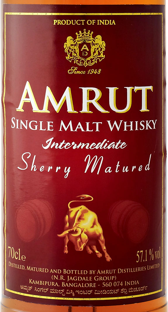 Amrut Intermediate Sherry Single Malt Whisky Option 2