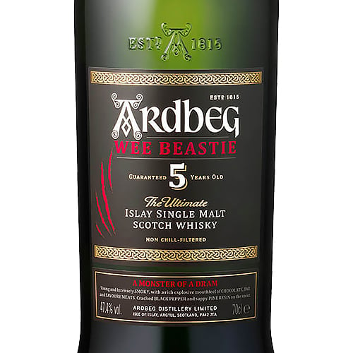 Ardbeg Wee Beastie 5 Year Old Single Malt Scotch Whisky Option 2