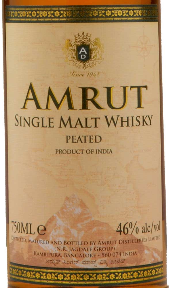 Amrut Peated Cask Strength Indian Single Malt Whisky Option 3