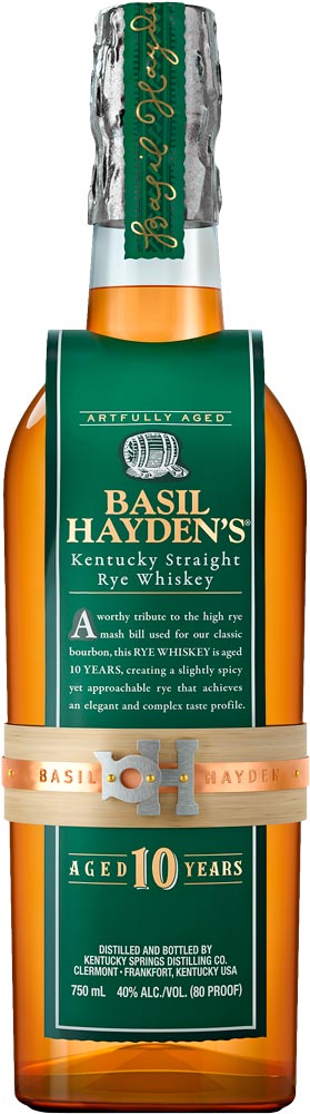 Basil Haydens 10 Year Old Rye Whiskey