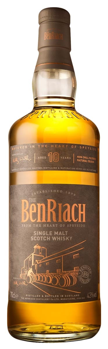 BenRiach 10 Year Old Single Malt Scotch Whisky Option 1