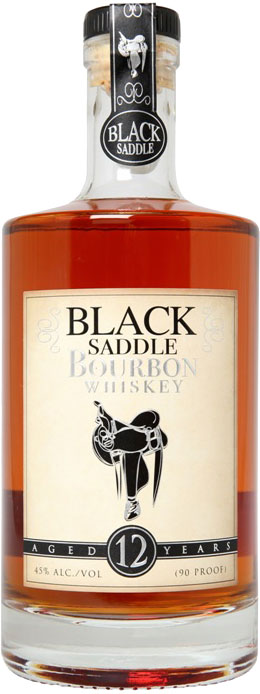 Black Saddle 12 Year Old Straight Bourbon Whiskey