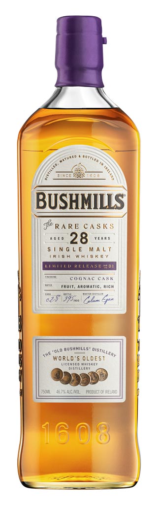 Bushmills 28 Year Old Single Malt Cognac Cask Whiskey