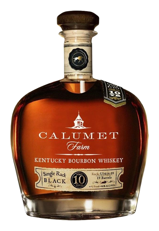 Calumet Farm 10 Year Old Single Rack Black Bourbon Whiskey