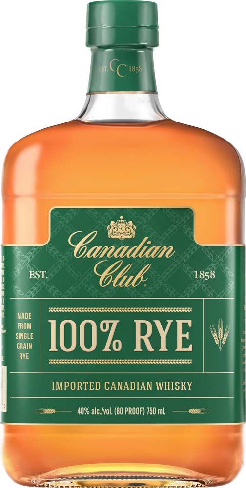 Canadian Club 100 percent Rye Whisky