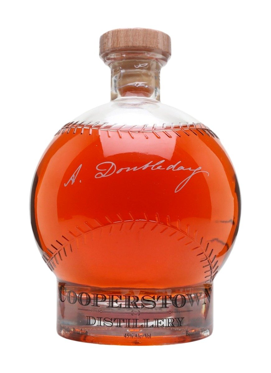 Cooperstown Doubleday Baseball Bourbon Whiskey