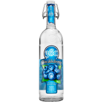 360 Huckleberry Flavoured Vodka (1L)