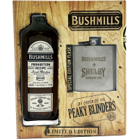 Bushmills Prohibition Recipe x Peaky Blinders Irish Whiskey with Flask
