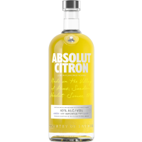 Absolut Citron Lemon Flavored Vodka (1.75L)