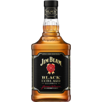 Jim Beam Black Extra Aged Old Kentucky Straight Bourbon Whiskey (1.75L)