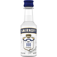 Smirnoff No.57 100 Proof Blue Label Export Strength Vodka (50mL)