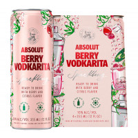 Absolut Berry Vodkarita Sparkling Cocktail 4-Pack