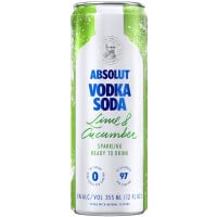 Absolut Lime & Cucumber Sparkling Cocktail 4-Pack