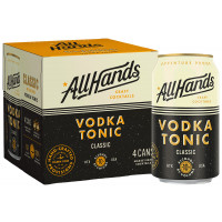 All Hands Vodka Tonic Classic 4 Pack