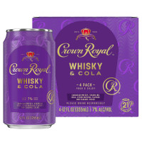 Crown Royal Whisky & Cola Cocktail 4-Pack