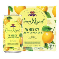 Crown Royal Whisky Lemonade Cocktail, 4-Pack