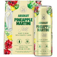 Absolut Pineapple Martini Sparkling Cocktail 4-Pack