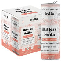 Hella Bitter & Soda Grapefruit (4-Pack)