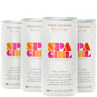 Spa Girl Peach Vodka Cocktail (4-Pack)