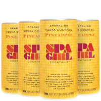 Spa Girl Sparkling Pineaple Vodka Cocktail (4-Pack) (800mL)