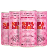 Spa Girl Sparkling Strawberry Vodka Cocktail (4-Pack)