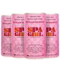 Spa Girl Sparkling Strawberry Vodka Cocktail (4-Pack) (800mL)