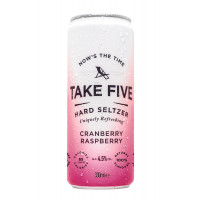 TAKE FIVE Cranberry Raspberry Hard Seltzer 12-Pack