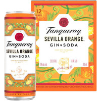 Tanqueray Sevilla Orange Gin & Soda 12-Pack