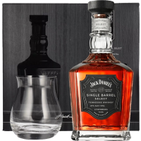 Jack Daniel's Single Barrel Select & Glencairn Crystal Snifter Glass Pack Tennessee Whiskey