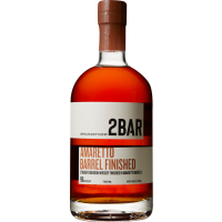 2BAR Spirits Straight Bourbon Whiskey Finished In Amaretto Barrel