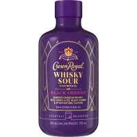 Crown Royal Black Cherry Whisky Sour Cocktail (375mL)