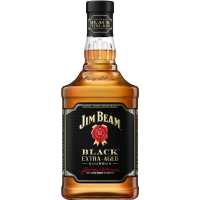 Jim Beam Black Extra Aged Old Kentucky Straight Bourbon Whiskey (1.75L)