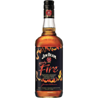 Jim Beam Kentucky Fire Infused With Cinnamon Straight Bourbon Whiskey