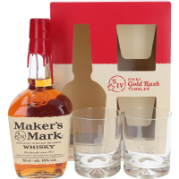 Maker's Mark 46 Kentucky Straight Bourbon Whisky with Glasses