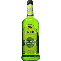 Mr. Boston Sour Apple Schnapps Liqueur