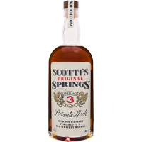 Scotti's Original Springs Private Stock 3 Year Old Straight Bourbon Whiskey