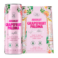 Absolut Grapefruit Paloma Sparkling Cocktail 4-Pack