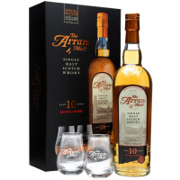 Arran 10 Year Old Single Malt Scotch Whisky Gift Set