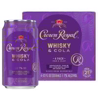 Crown Royal Whisky & Cola Cocktail 4-Pack
