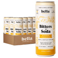 Hella Bitters & Soda Ginger Turmeric (4-Pack)