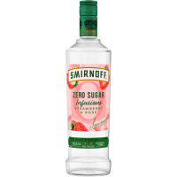 Smirnoff Zero Sugar Infusions Strawberry & Rose Vodka