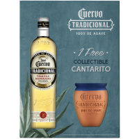 Jose Cuervo Tradicional Reposado Tequila Gift Set with Cantarito
