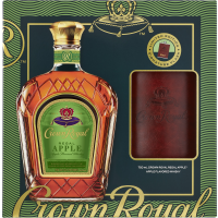 Crown Royal Regal Apple Flavored Whisky with Leather Wrapped Flask