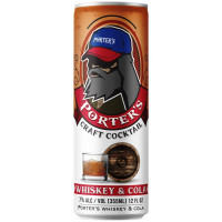 Porter’s Whiskey & Cola Cocktail 4-Pack