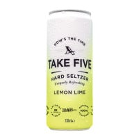 TAKE FIVE Lemon Lime Hard Seltzer 12-Pack | Caskers