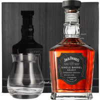 Jack Daniel's Single Barrel Select & Glencairn Crystal Snifter Glass Pack Tennessee Whiskey