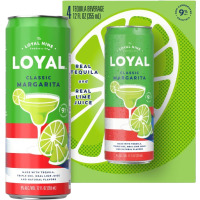 Loyal 9 Tequila Classic Lime Margarita Cocktail (355mL)